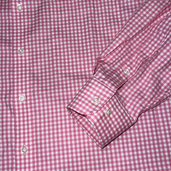 Nordstrom Men’s Shop Non- Iron Classic Fit Dress Shirt - Size 16.5 32/33 - Picture 3 of 7